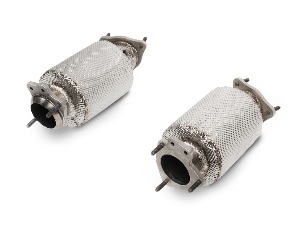 [L-CO/SS/2] Akrapovic Link Pipe Set w/o Cat (SS) Chevrolet Corvette Stingray (C8) - OPF/GPF 2020 2026