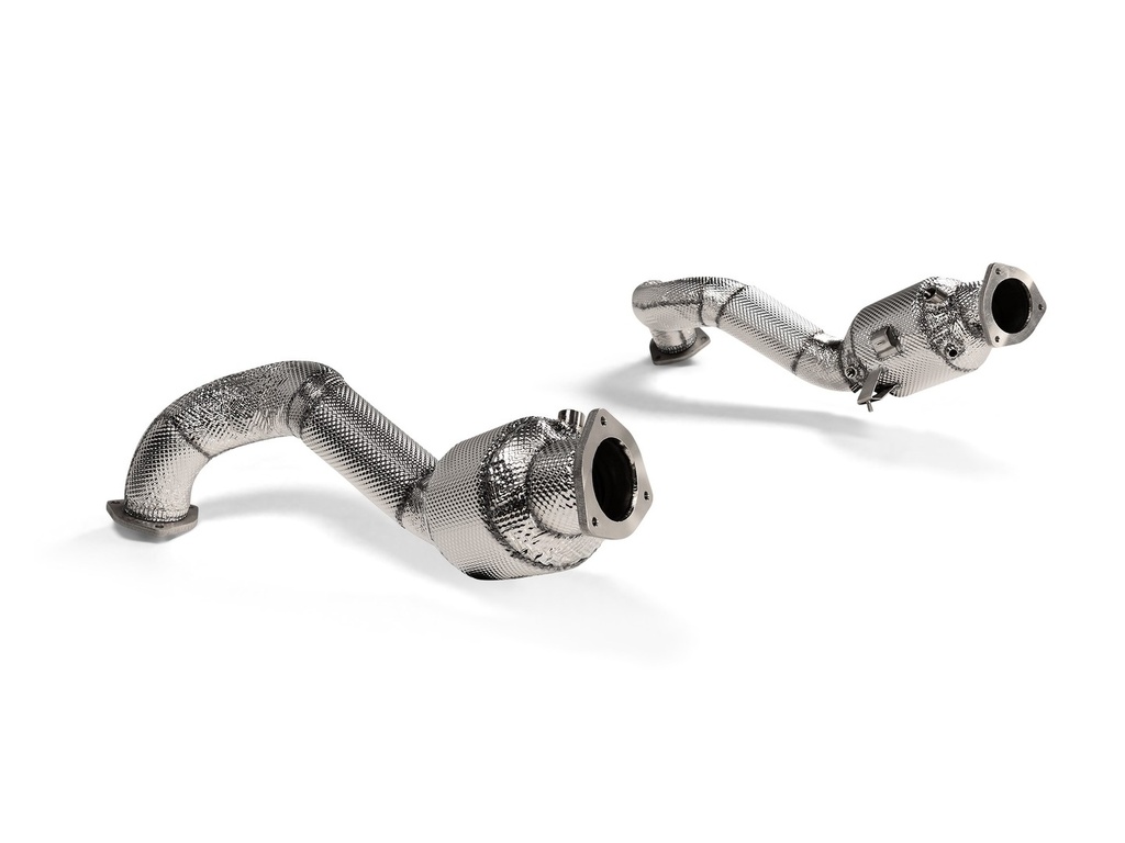 [L-PO/T/17] Akrapovic Link Pipe Set (Titanium) Porsche 718 Cayman GT4 RS / Spyder RS 2022 2026