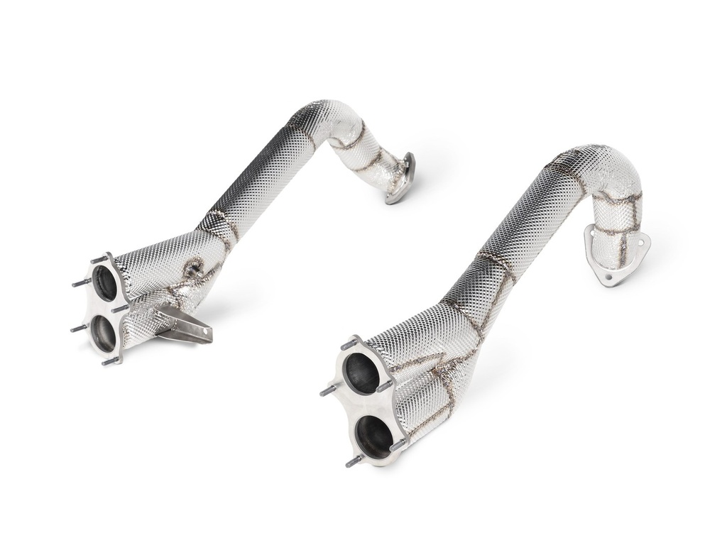 [L-PO/T/13] Akrapovic Link pipe set (Titanium) Porsche 718 Cayman GTS 4.0 / Boxster GTS 4.0 - OPF/GPF 2020 2020