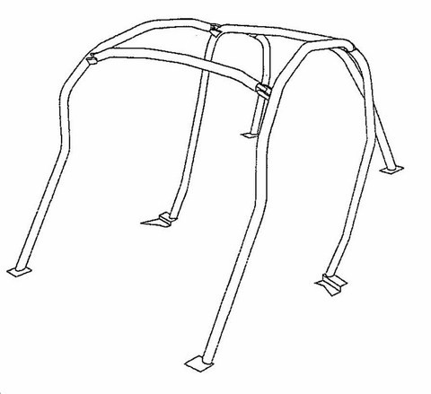 Cusco Roll Cage SAFETY 21 HONDA S2000 AP1 AP2 6 Pt 2 Pass Escape