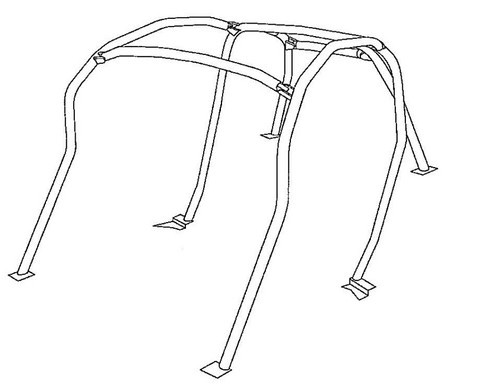 Cusco Roll Cage SAFETY 21 HONDA S2000 AP1 AP2 7 Pt 2 Pass Escape