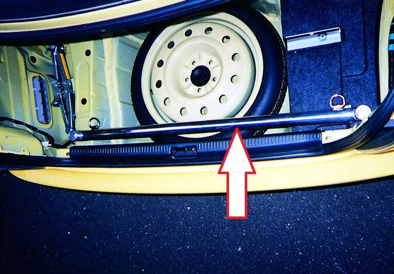 [195490A] Cusco Rear trunk bar TOYOTA Altezza Altezza Gita GXE10 JCE15W SXE