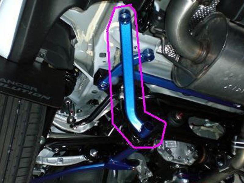 Cusco Power brace MITSUBISHI Evo 10 CZ4A 4B11
