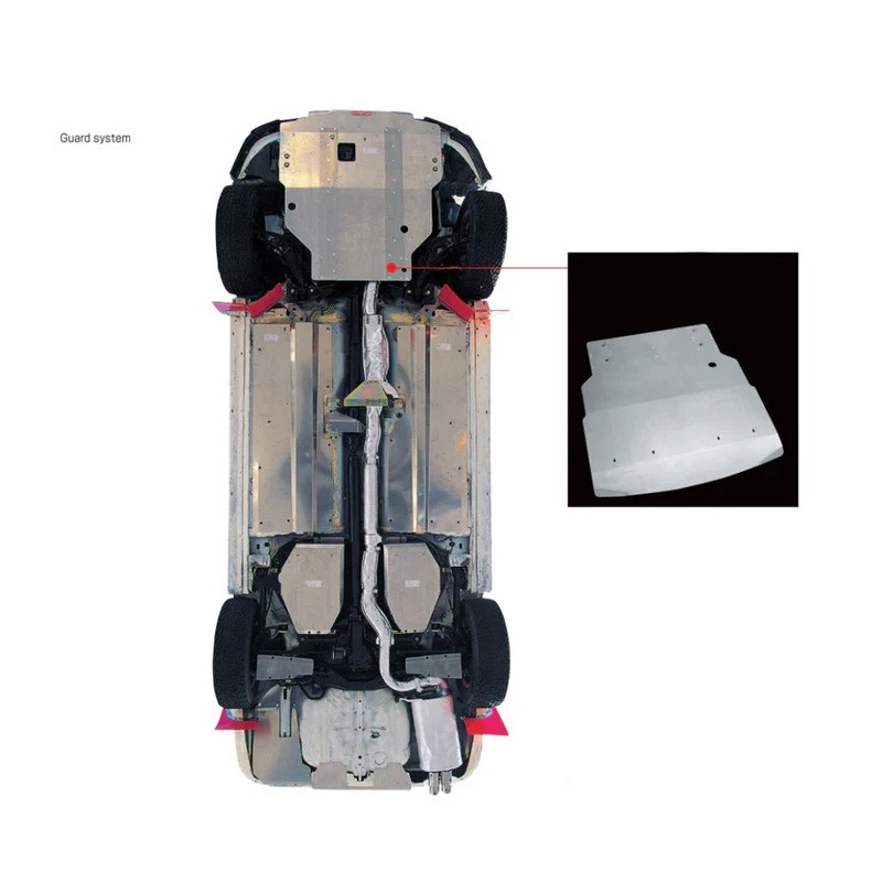 [901212AN] Cusco Body under guard for Dirt trial TOYOTA Vitz/Yaris NCP131 1N