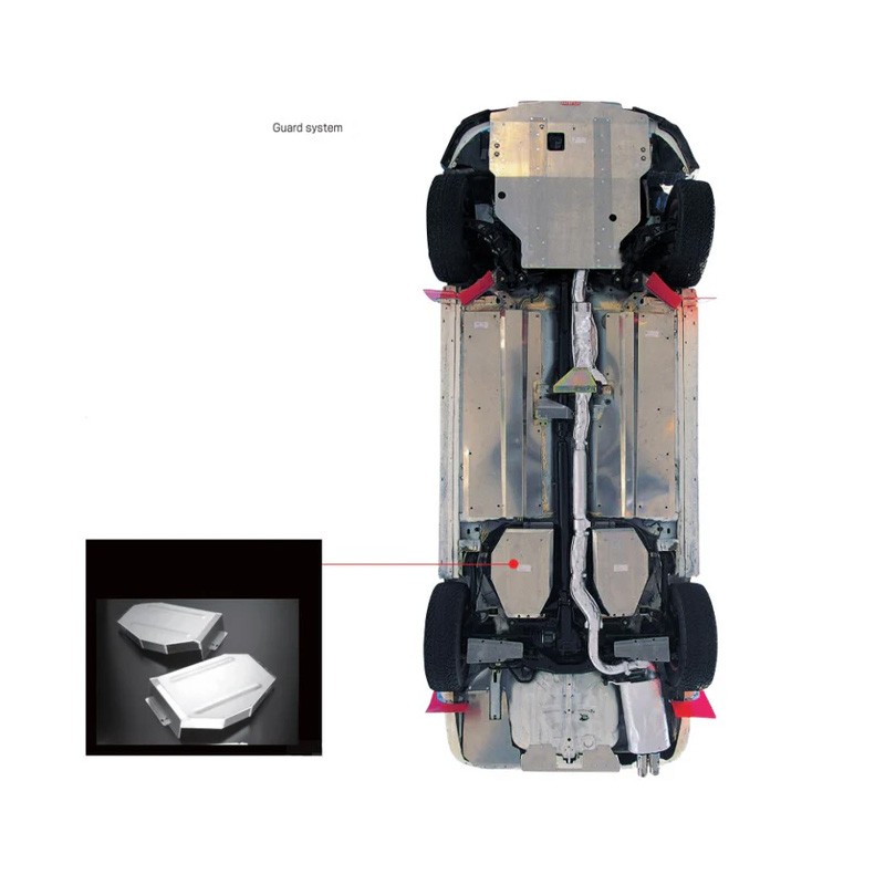 [60J215A] Cusco Body under Fuel tank guard SUZUKI Swift Sport ZC33S K14C