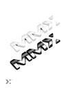 MMX Vehicle Badge Chrome