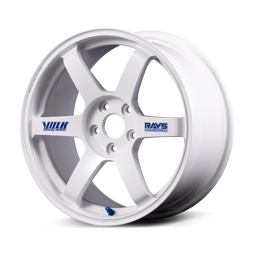 RAYS TE37SAGAS Plus 30th Sticker Version F1 1880 45 5-114.3-15 White