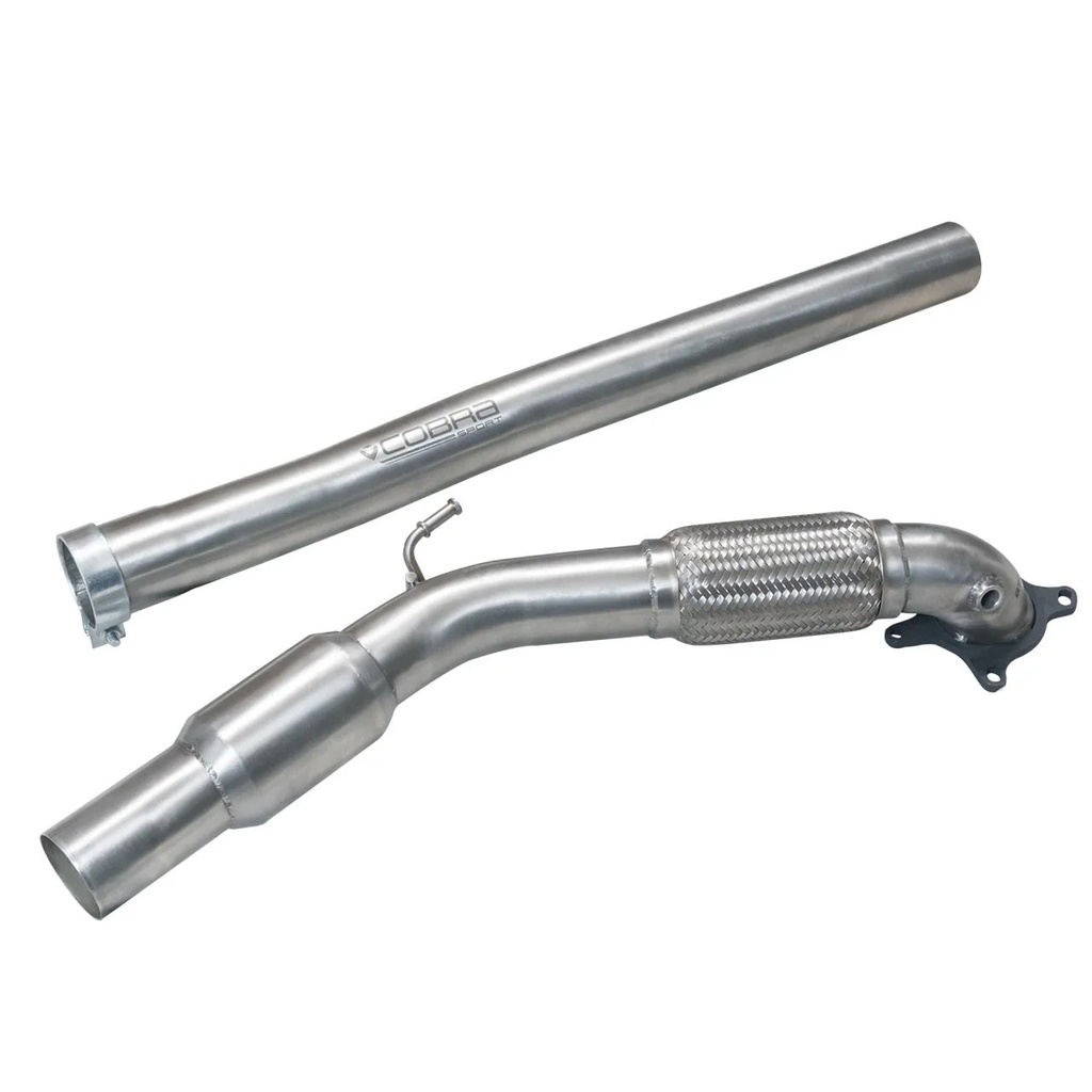 [AU11] Cobrasport Audi A3 (8P) 2.0 TFSI (3 & 5 Door) 2WD (04-12) Front Pipe / De-Cat To Standard Cat Back Fitment