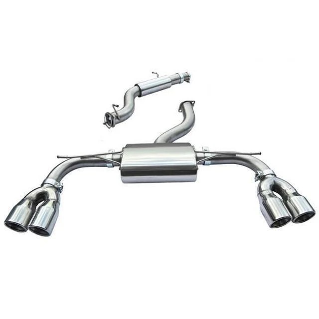 [AU120TP103&104-CF] Cobrasport Audi S3 (8V) (5 Door) (19-20) (Non-Valved) GPF Back System (Resonated) - Carbon Fibre Tailpipes