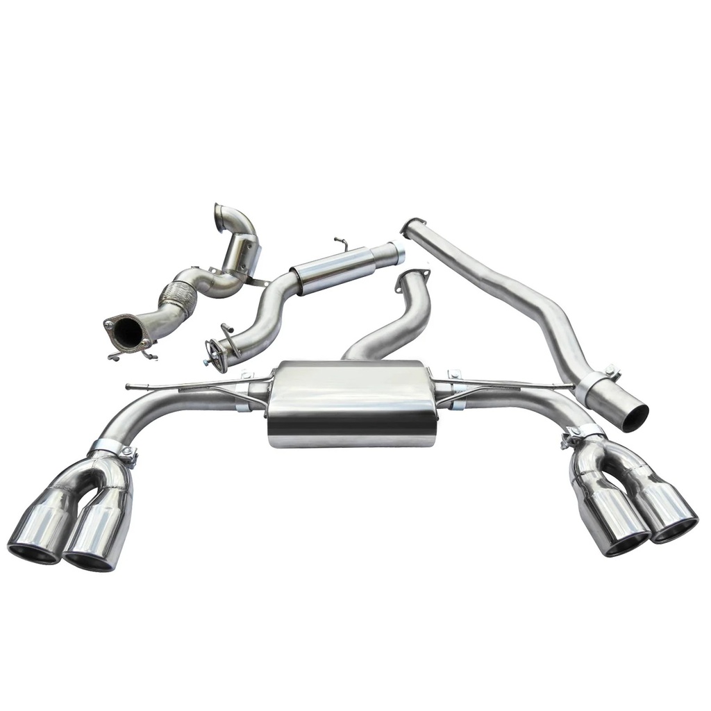 [AU68BYTP07LR] Cobrasport Audi S3 (8V) (Saloon) (13-18) (Non-Valved) Turbo Back System (Sports Cat & Non-Resonated)