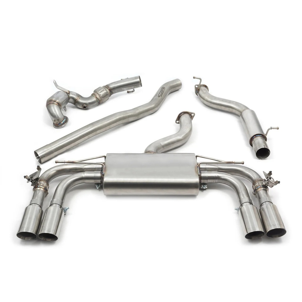 [AU95DTP92] Cobrasport Audi S3 (8V) (Saloon) (13-18) (Valved) Turbo Back System (De-Cat & Non-Resonated) TP92