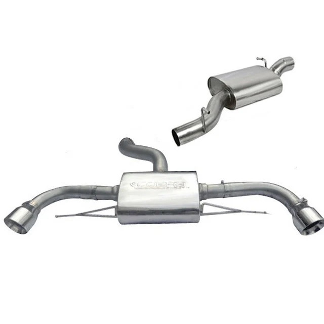 Cobrasport Audi TT 3.2 Coupe (Quattro) Dual Exit Tailpipes (07-11) Cat Back System (Resonated) TP34