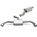 Cobrasport Audi TT 3.2 Coupe (Quattro) Dual Exit Tailpipes (07-11) Cat Back System (Resonated) TP38