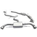 Cobrasport Audi TT 1.8 & 2.0 TFSI (2WD) Dual Exit Tailpipes (11-14) Turbo Back System (De-Cat)