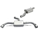Cobrasport Audi TT 2.0 TFSI (Quattro) Dual Exit Tailpipes (12-14) Cat Back System (Non-Resonated)