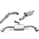 Cobrasport Audi TT 2.0 TFSI (Quattro) Dual Exit Tailpipes (12-14) Turbo Back System (Sports Cat & Resonated)