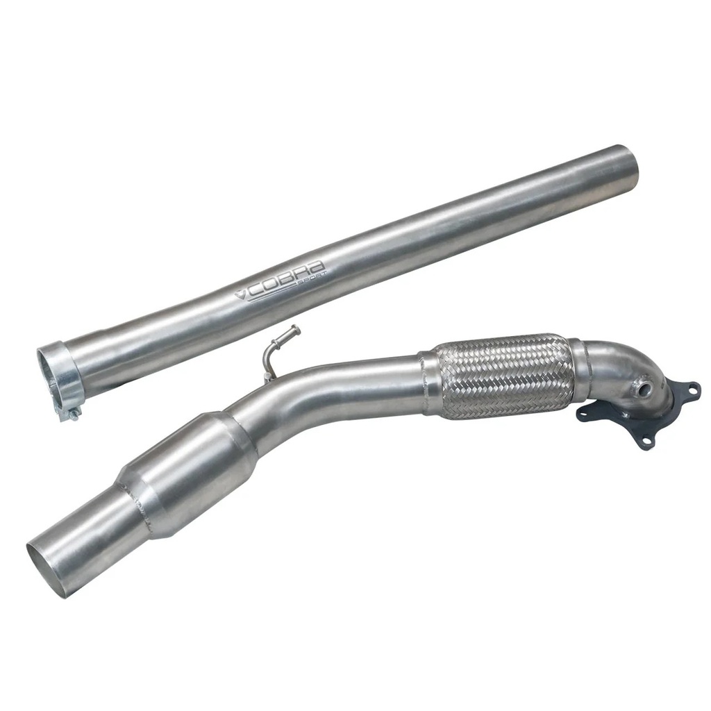 Cobrasport Audi TTS (Quattro) Quad Exit Tailpipes (08-14) Front Pipe / Sports Cat To Standard Cat Back