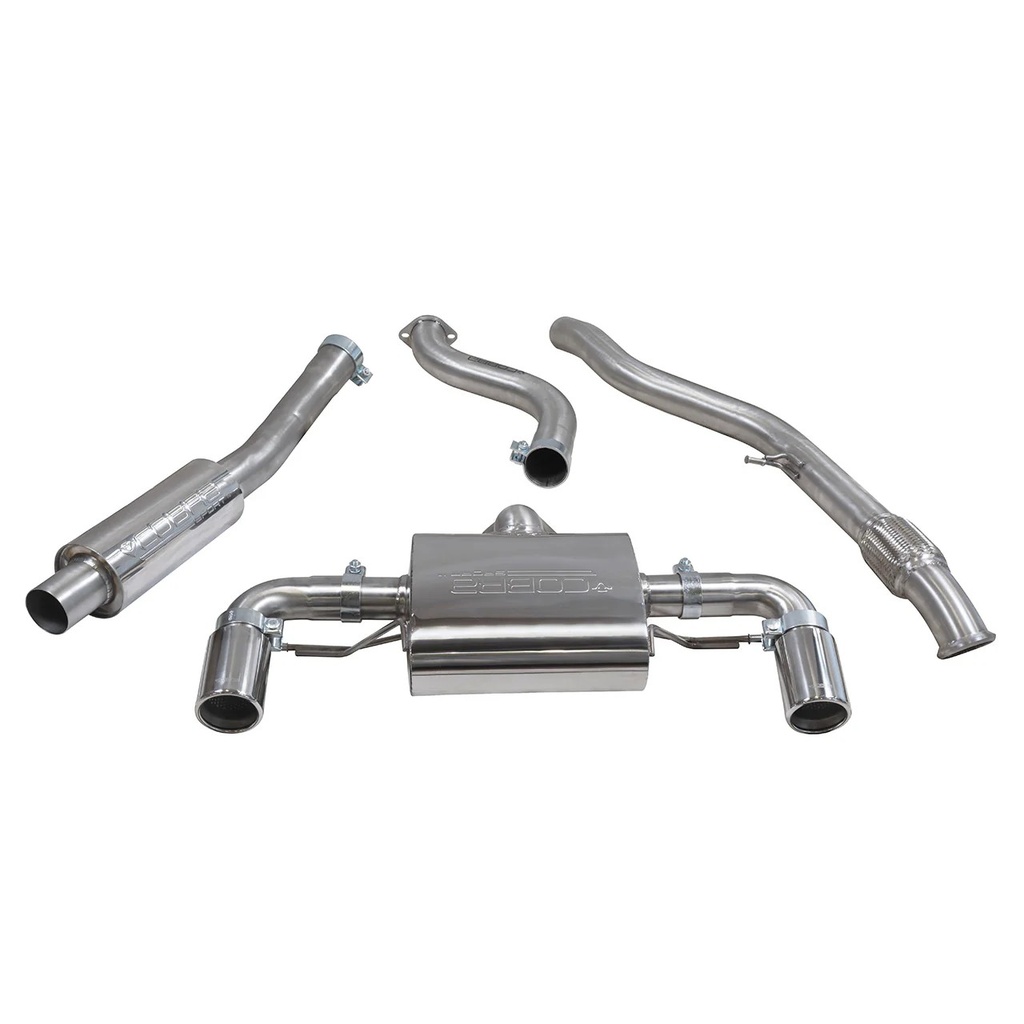 Cobrasport BMW M135i (F20 & F21 - 2012-16) Cat Back System (Resonated) TP91