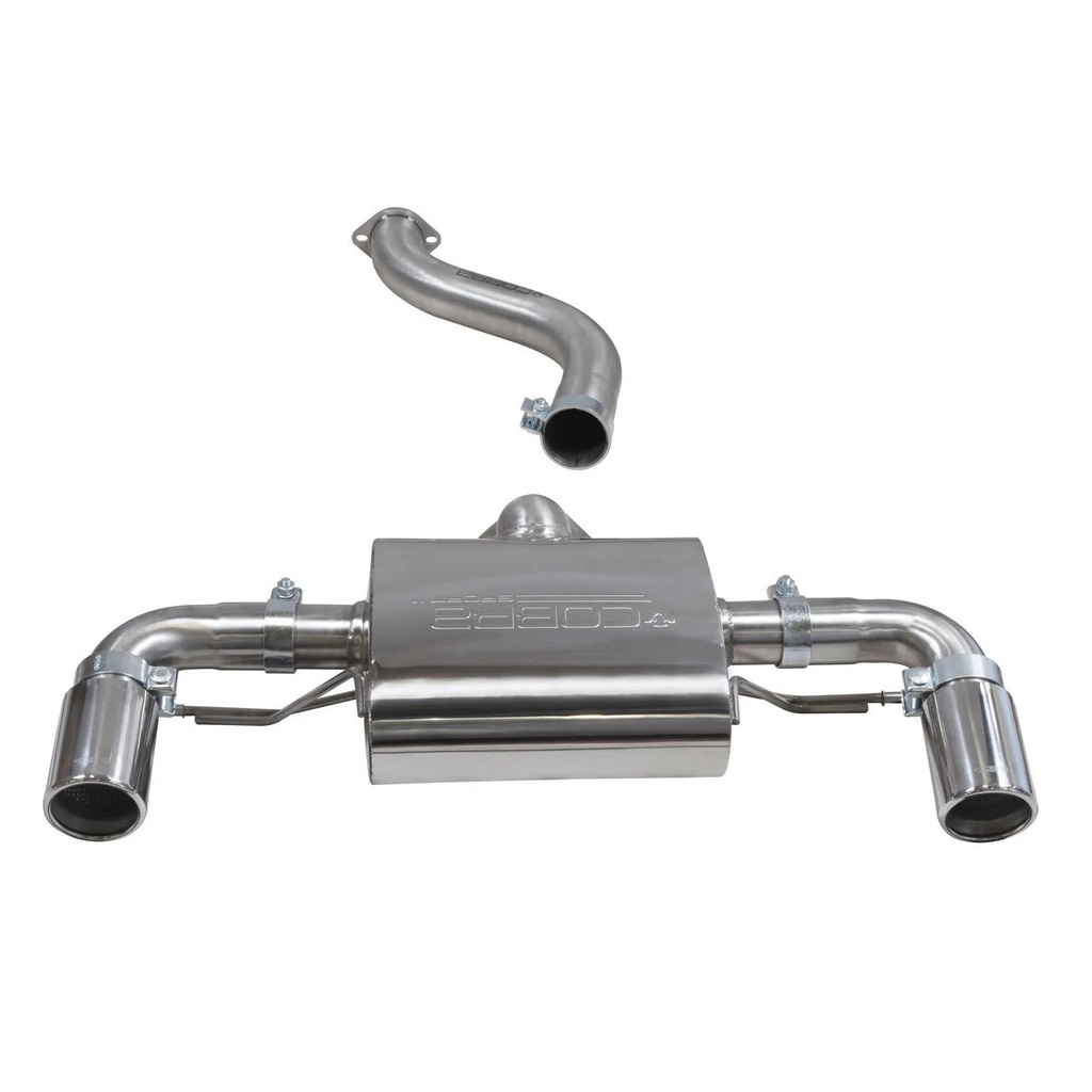 Cobrasport BMW M140i Auto (F20 & F21 - 2015-19) Rear box to fit onto Cobra GPF/Res Delete Pipe TP38