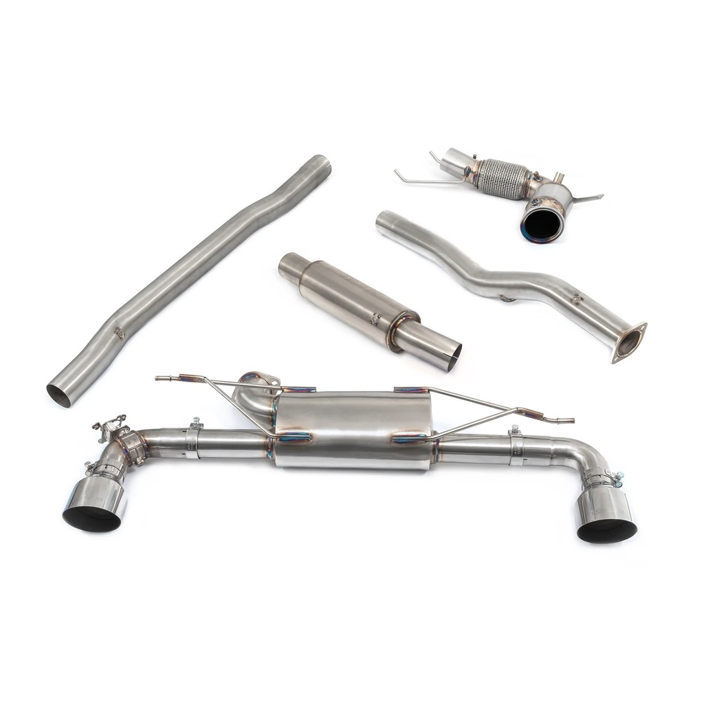 Cobrasport BMW M135i (F40 - 2019>) Turbo Back System (De-Cat & Non-Resonated) TP38 Valved