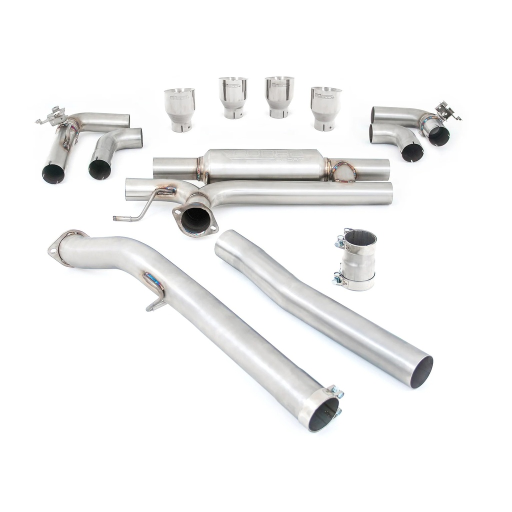 Cobrasport BMW M135 (F70 - 25>) Performance GPF-Back  - 4" Inverted Slash Cut Tips