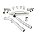 Cobrasport BMW M135 (F70 - 25>) Performance GPF-Back  - 4" Inverted Slash Cut Tips
