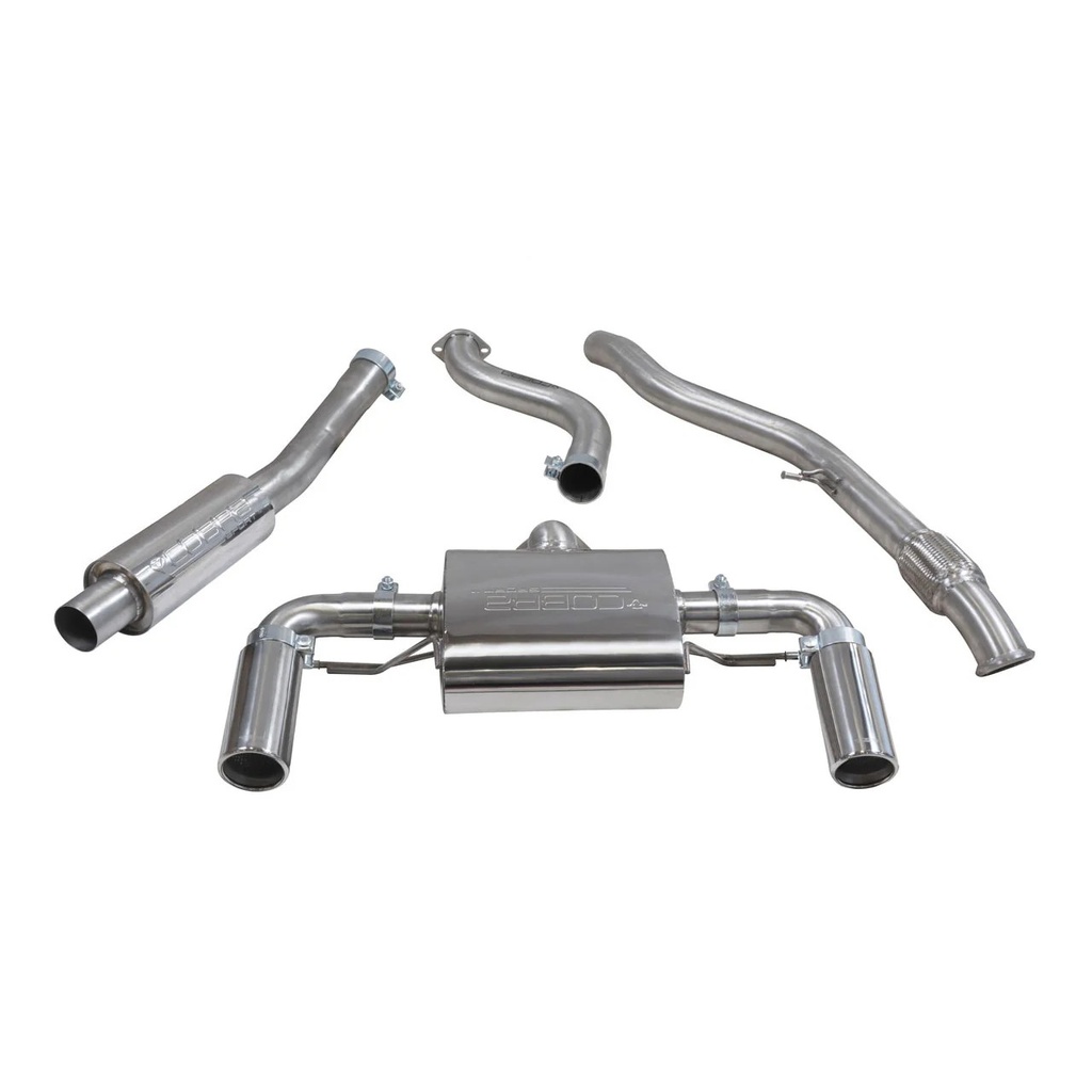 Cobrasport BMW M235i (F22 2013 - 2016) Cat Back System (Non-Resonated) TP85