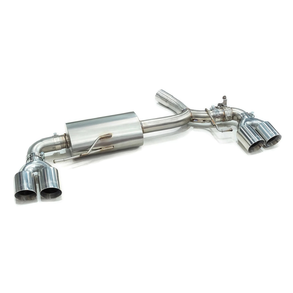 Cobrasport BMW 330e M-Sport (G20) (19>) Valved Quad Exit Rear Section (Quad outlet valence required)