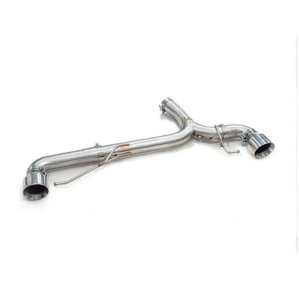 Cobrasport BMW 330e M-Sport (G20) (19>) Non-Valved Venom Dual Exit Rear Section (Backbox Delete)