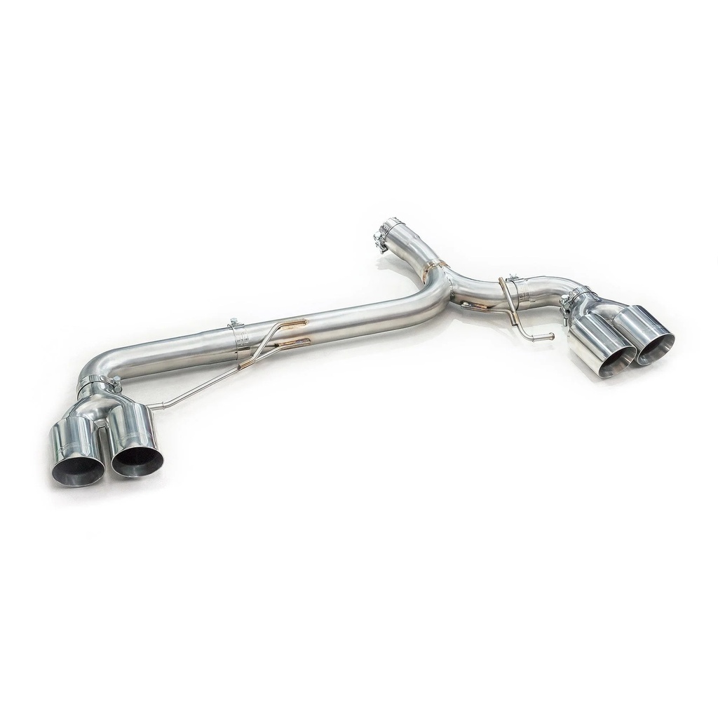 Cobrasport BMW 330e M-Sport (G20) (19>) Non-Valved Venom Quad Exit Rear Section (Quad outlet valence required)
