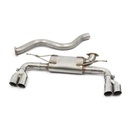 Cobrasport BMW 435D M-Sport (F32, F33 & F36) (13-20) Quad Exit Rear Section (Fits Quad Exit Rear Panel)