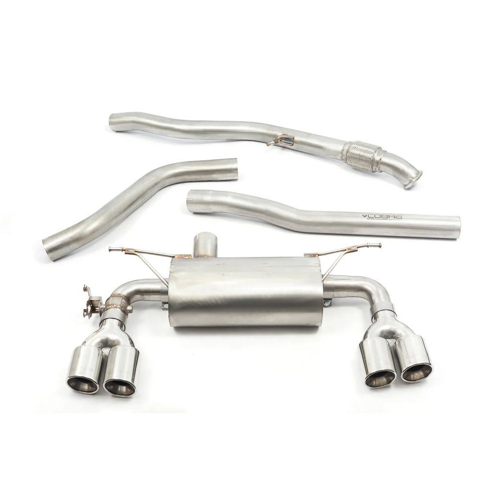 Cobrasport BMW M2 Coupe (F87) 2016-18 Cat Back System (Non-Resonated) YTP09LR