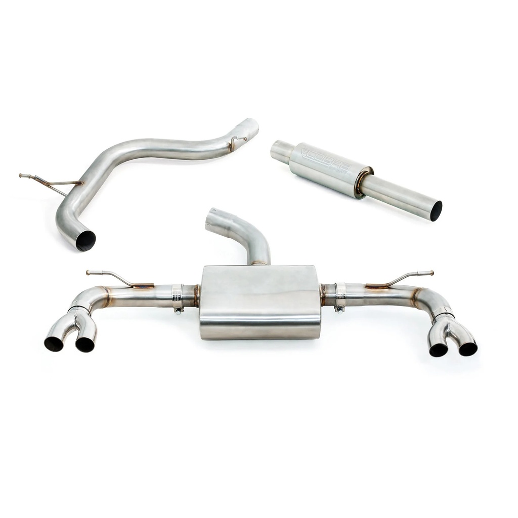 Cobrasport Cupra Leon 300 (20>) Cat/GPF-Back System - Larger Road Box / Resonated
