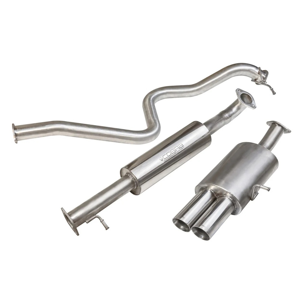 Cobrasport Ford Fiesta Mk7 1.0T EcoBoost (13-17) Zetec-S (ST Panel) Cat Back System (Resonated) TP76
