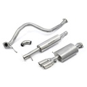 Cobrasport Ford Fiesta Mk8 1.0T EcoBoost (17-18) Cat Back System (Resonated) - ST Style Twin Exit (Needs Diffuser - not included) YTP18