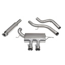Cobrasport Ford Focus ST 250 (Mk3) (12 - 18) Cat Back System (Non-Resonated)