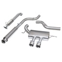 Cobrasport Ford Focus ST 250 (Mk3) (12 - 18) Turbo Back System (Sports Cat & Non-Resonated) TP38