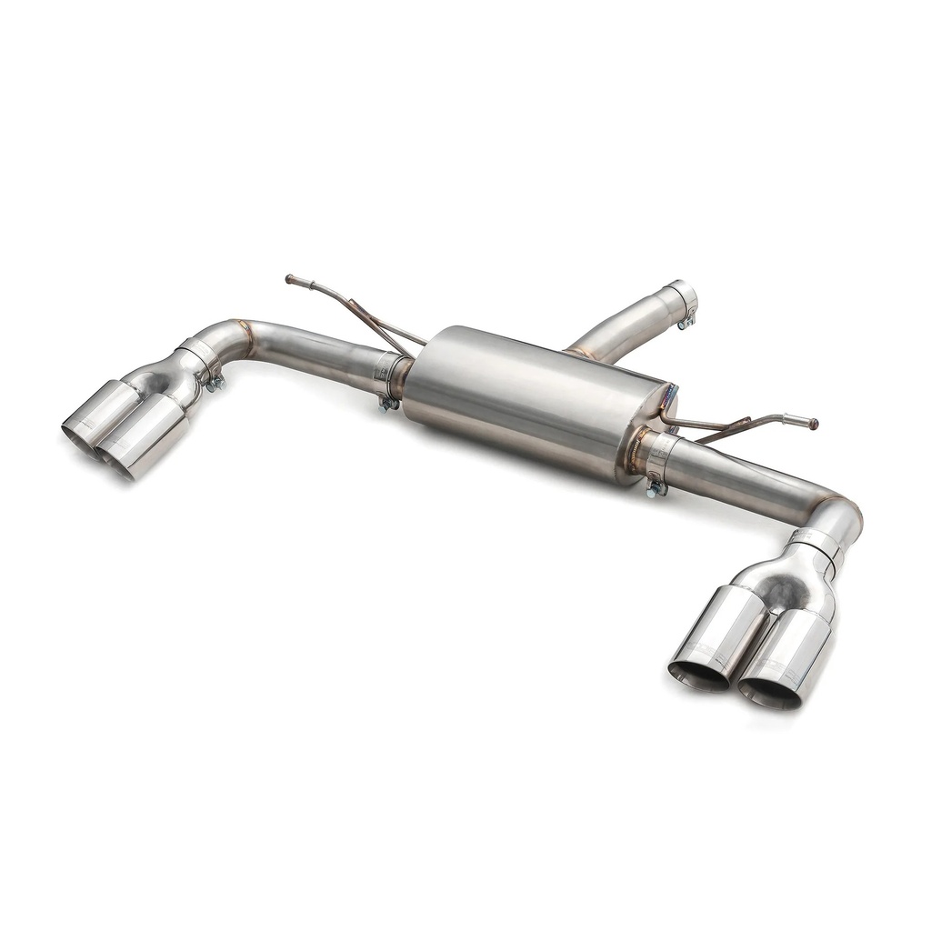 Cobrasport Ford Focus ST-Line (MK4) (18>) 1L EcoBoost 125PS - Rear Section Boxed - Quad Exit - Carbon Fibre Tailpipes TP101&102-CF