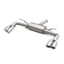 Cobrasport Ford Focus ST-Line (MK4) (18>) 1L EcoBoost 125PS - Rear Section Boxed - Quad Exit - Carbon Fibre Tailpipes TP101&102-CF