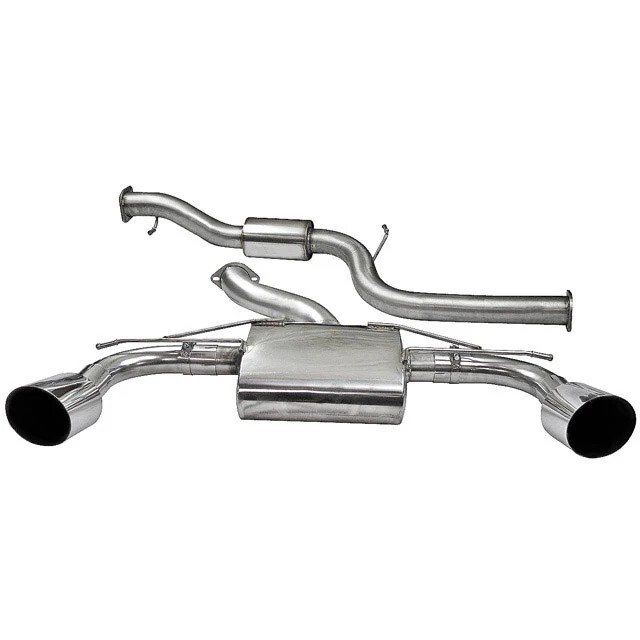 Cobrasport Ford Focus RS (Mk2) (08 - 12) Cat Back System (Non-Resonated) TP71