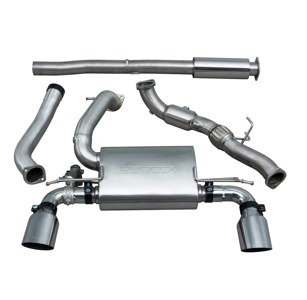 Cobrasport Ford Focus RS (Mk3) (15 - 18) Turbo Back System (De-Cat & Resonated) (Non-Valved) TP79