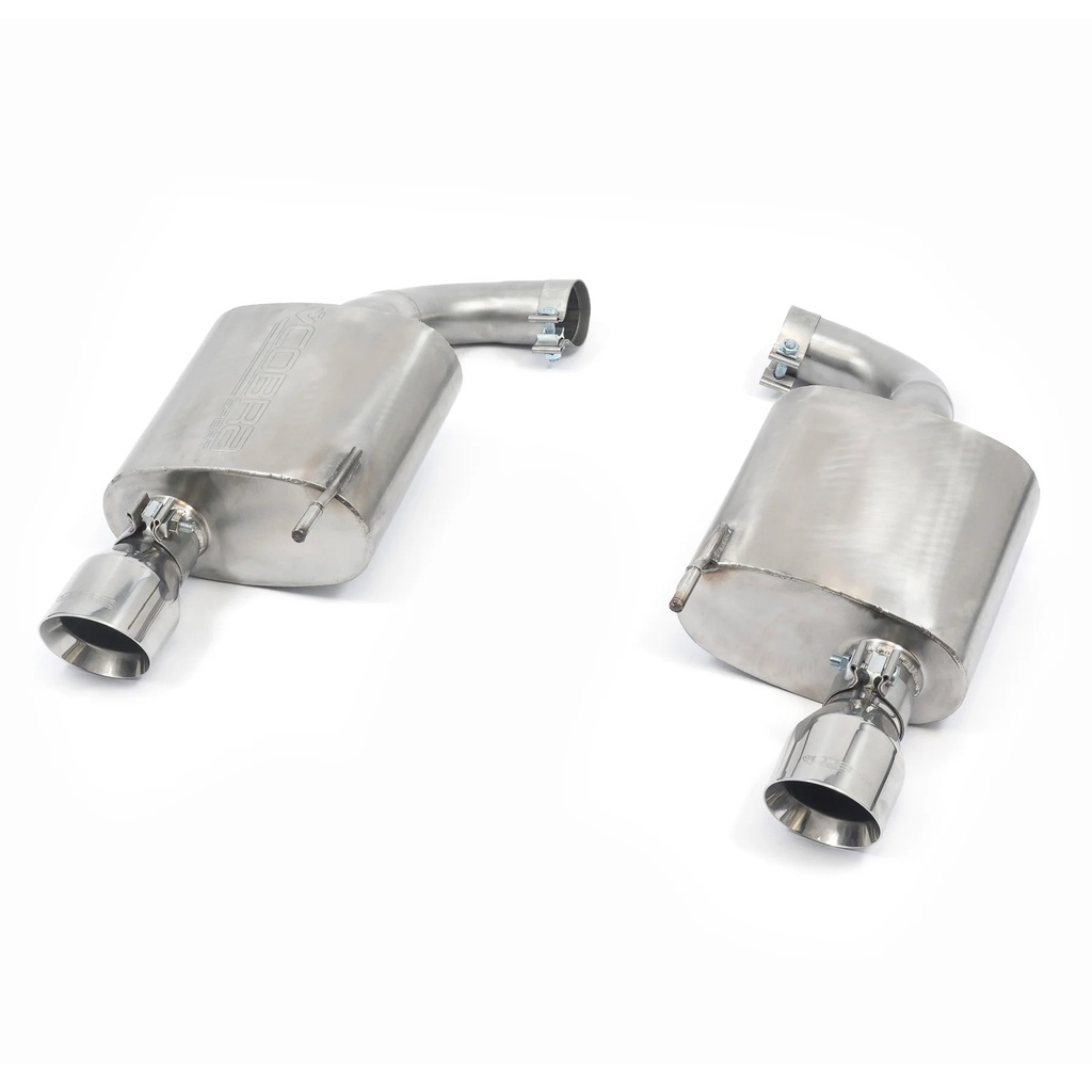Cobrasport Ford Mustang GT 5.0 V8 Fastback (15-18) 2.5-inch Axle-Back - Rear Boxes to OE TP34