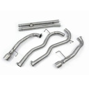 Cobrasport Ford Mustang GT 5.0 V8 Fastback (15-18) 2.5-inch Cat Back System - H Pipe, Centre & Venom Rears TP34