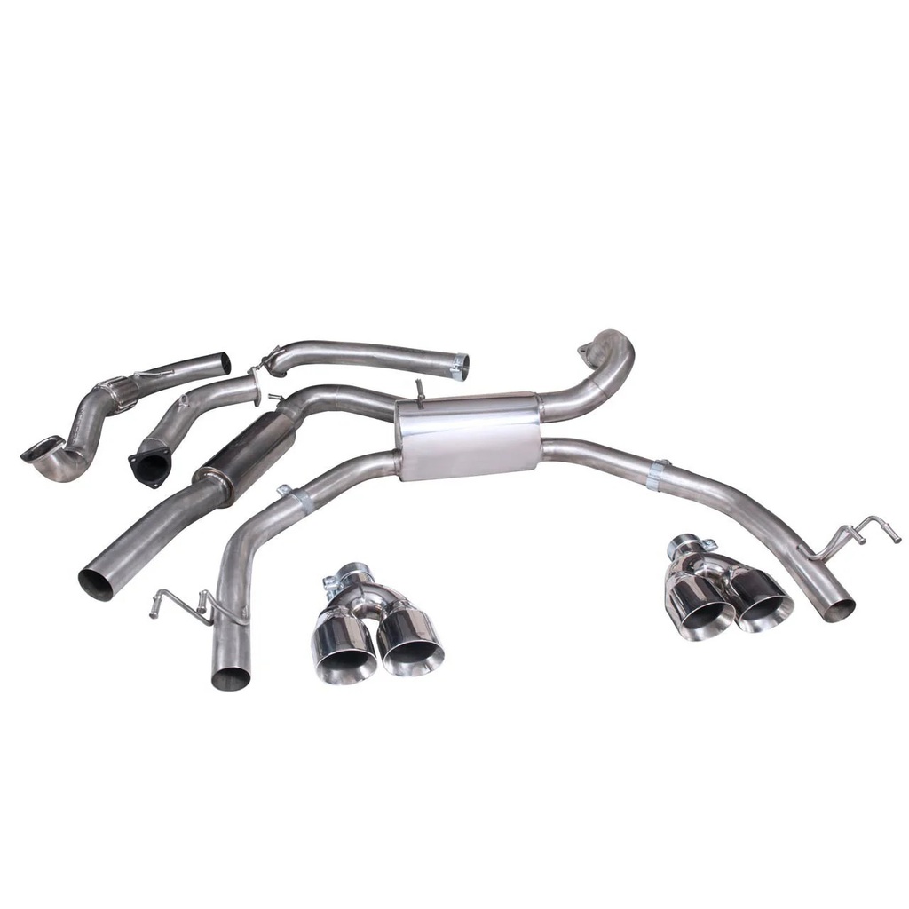 Cobrasport Honda Civic Type R FK2 (right hand drive models only) (15 - 17) Cat Back System (Non-Resonated)