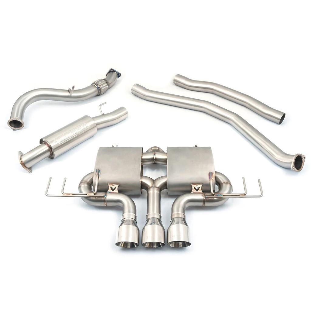Cobrasport Honda Civic Type R FK8 (17-22) - Cat Back - Resonated - Fits  Pre GPF RHD Models Only TP34