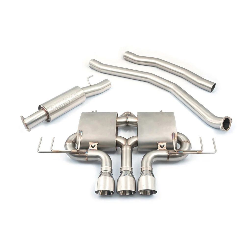 Cobrasport Honda Civic Type R FK8 (17-22) - Front Flex Back - Resonated - Fits UK GPF & LHD Models TP38