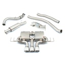Cobrasport Honda Civic Type R FK8 (17-22) - Turbo Back - De-Cat - Resonated - Fits Pre GPF RHD Models
