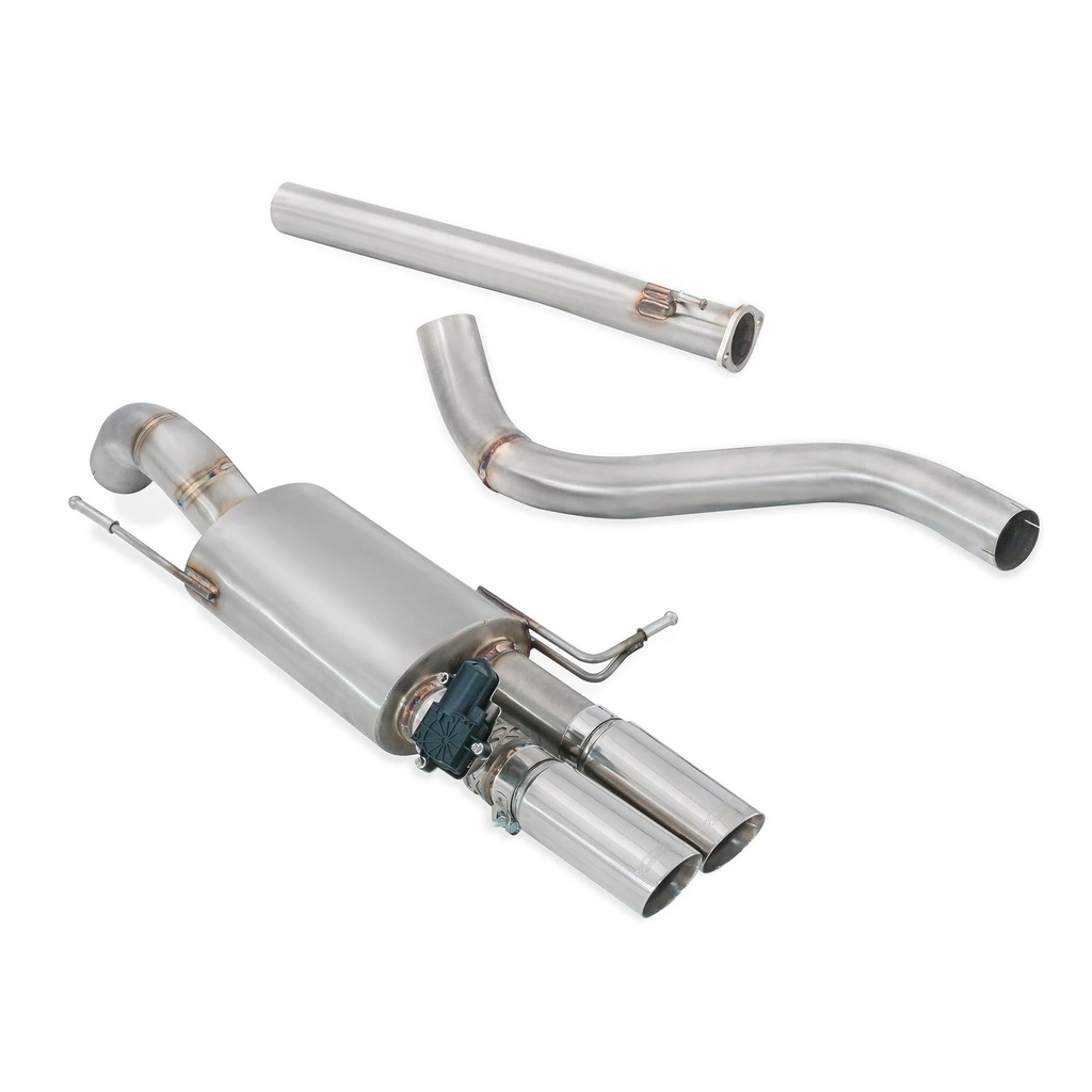 Cobrasport Hyundai i20 N (2020>) Valved GPF Back - 3.5" Slash Cut Tips TP91