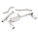 Cobrasport Hyundai i30 N (2021-24 280PS Facelift models) Valved GPF Back - 5.0" Inverted Slash Cut Tips TP124