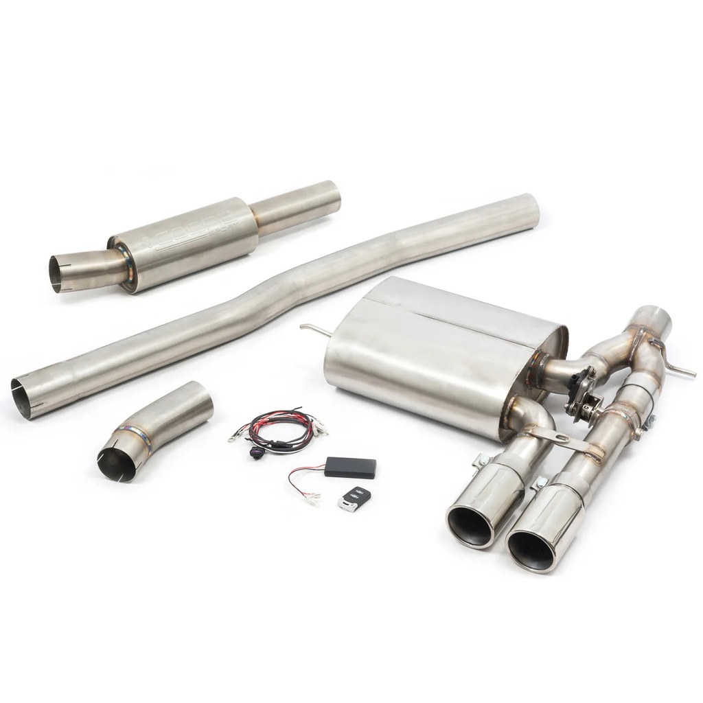 Cobrasport Mini Cooper S (F56) Mk3 (14 -18) Non-Resonated Cat Back System - Non GPF (UK & Europe) (with Valve & Controller) TP91